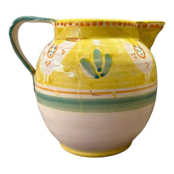 Vietri Italy Campagna Chicken Large Pitcher - Picture 6 of 14